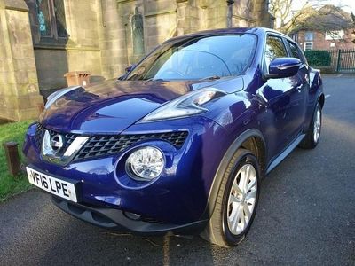 Used Nissan Juke N-Connecta 110 HP (80 kW) 2016 Blue SUV