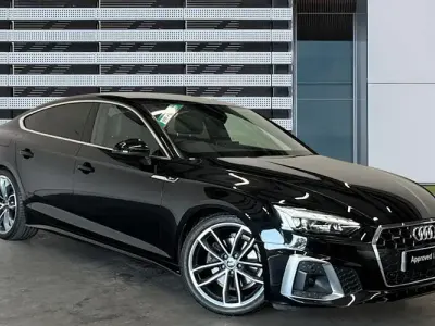 Used Audi A5 Sportback S-Line 150 HP (110 kW) 2023 Blue Hatchback