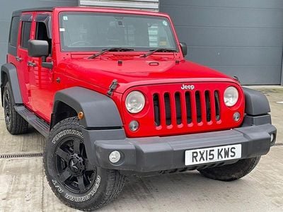 Red Used 2015 Jeep Wrangler Sport SUV | £21,995 (Expensive)