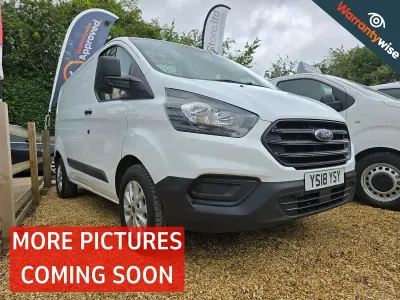 Used Ford Transit Custom 105 HP (77 kW) 2018 White Van