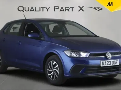 Used VW Polo Life 95 HP (69 kW) 2023 Blue Hatchback