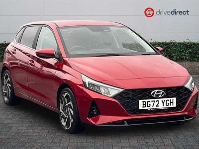 Red Used 2022 Hyundai i20 Premium Hatchback | £14,414 (Fair price)
