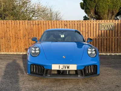 Used Porsche 911 480 HP (353 kW) 2025 Blue Coupe