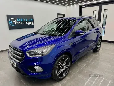 Used Ford Kuga ST-Line 150 HP (110 kW) 2018 Blue SUV