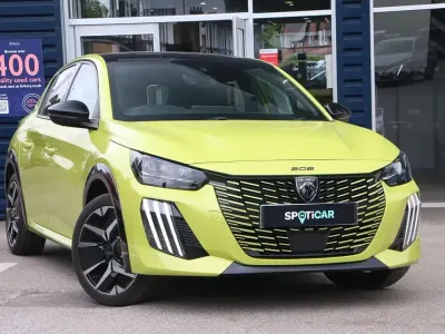 Used Peugeot e-208 GTi 114 kW (156 HP) 2024 Yellow Hatchback