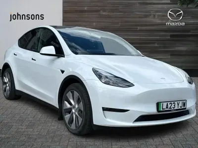 Used Tesla Model Y Long Range AWD 378 kW (514 HP) 2023 White SUV