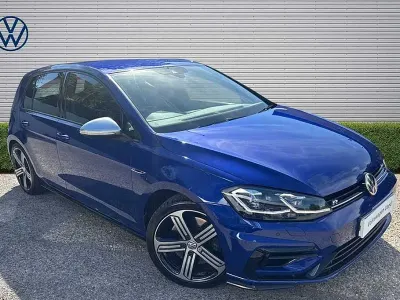 Used VW Golf VII R 300 HP (220 kW) 2019 Blue Hatchback