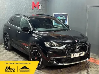 Used DS Automobiles DS7 Crossback Performance Line Plus 130 HP (95 kW) 2022 Black SUV