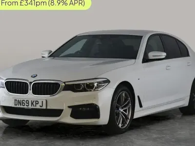 Begagnad BMW 520 M Sport 190 HK (139 kW) 2019 Vit Sedan