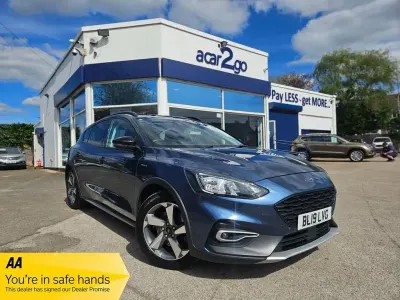 Begagnad Ford Focus Active 125 HK (91 kW) 2019 Blå Halvkombi