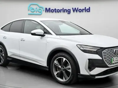 Used Audi Q4 Sportback e-tron S-Line 150 kW (204 HP) 2022 White SUV