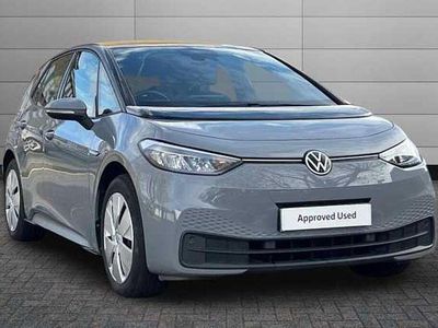 Moonstone grey with black roof Used 2021 VW ID.3 Pure Hatchback | £13,495 (Fair price)