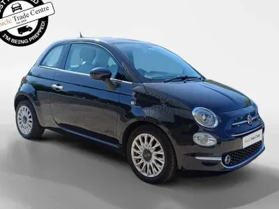 Used Fiat 500 Lounge 69 HP (50 kW) 2018 Black Hatchback