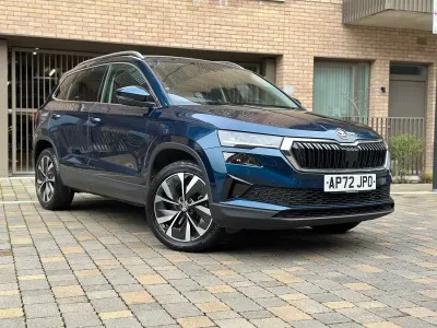 Used Skoda Karoq SE L 150 HP (110 kW) 2023 Blue SUV