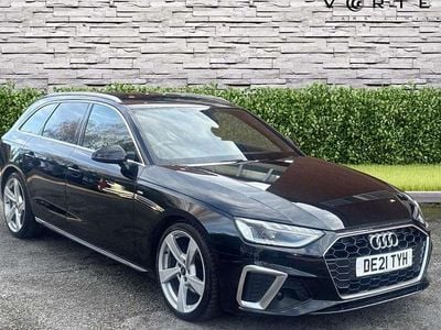 Used Audi A4 S-Line 163 HP (119 kW) 2021 Black Estate