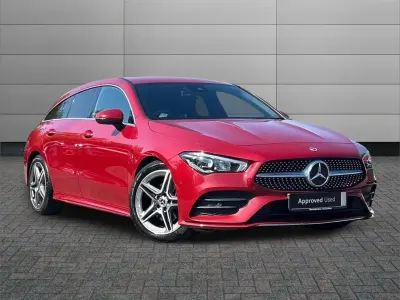 Used Mercedes CLA180 AMG line 134 HP (98 kW) 2022 Red Sedan