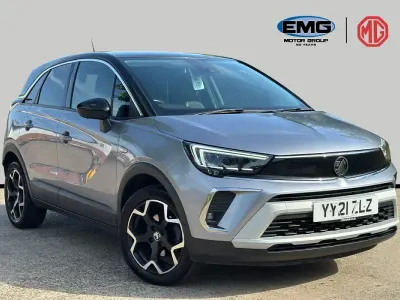 Used Vauxhall Crossland Elite 130 HP (95 kW) 2021 Grey SUV