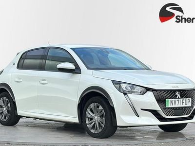 White Used 2021 Peugeot e-208 Allure Premium Hatchback | £12,290 (Good price)