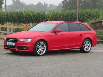 Used Audi A4 S-Line 2011 Red Estate
