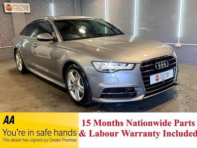 Begagnad Audi A6 S-Line 190 HK (139 kW) 2018 Grå Sedan