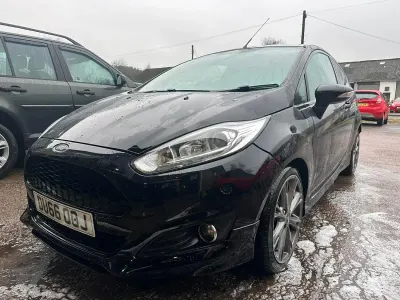 Used Ford Fiesta ST-Line 125 HP (91 kW) 2016 Black Hatchback