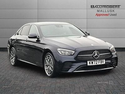 Blue Used 2023 Mercedes E400 AMG Line Premium Sedan | £40,995 (A bit pricey)