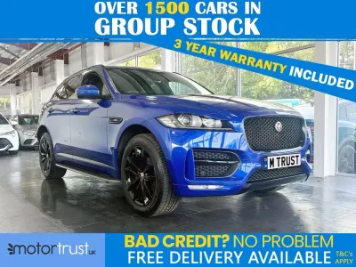 Used Jaguar F-Pace R-Sport 180 HP (132 kW) 2018 Blue SUV