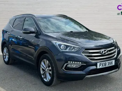Used Hyundai Santa Fe Premium 200 HP (147 kW) 2018 Blue SUV