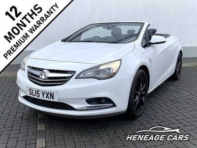 Used Vauxhall Cascada Elite 140 HP (102 kW) 2015 White Cabriolet