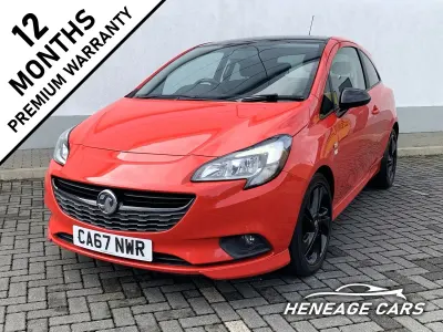 Used Vauxhall Corsa Limited 2017 Red Hatchback