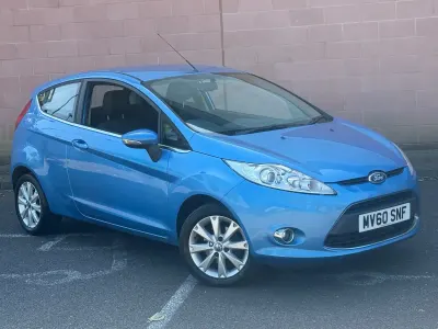 Used Ford Fiesta Zetec 82 HP (60 kW) 2010 Blue Hatchback