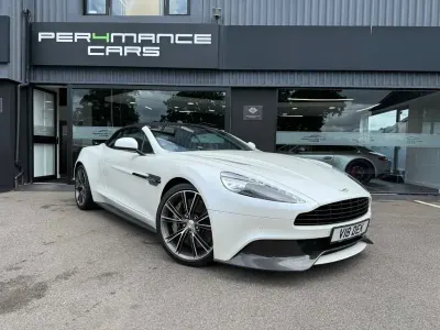 Used Aston Martin Vanquish 565 HP (415 kW) 2014 White Cabriolet