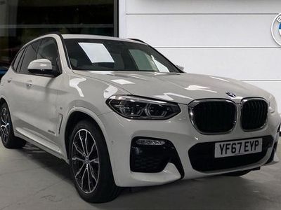 White Used 2017 BMW X3 M Sport SUV | £23,450