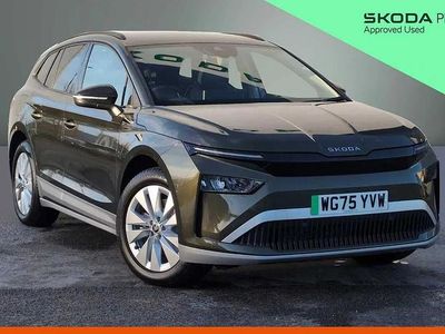 Used Skoda Enyaq iV SE L 150 kW (204 HP) 2025 Olive green metallic SUV