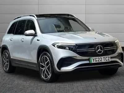 Used Mercedes EQB300 AMG Line Premium 167 kW (228 HP) 2022 Iridium silver SUV