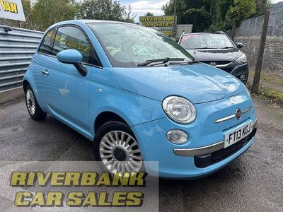 Used Fiat 500 Lounge 69 HP (50 kW) 2013 Blue Hatchback