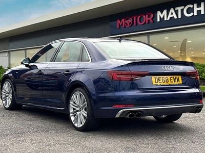Used Audi S4 Advanced 354 HP (260 kW) 2018 Blue Sedan
