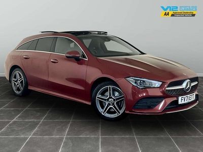 Red Used 2021 Mercedes CLA250e Shooting Brake AMG line Estate | £15,295 (Fair price)
