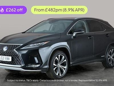 Black Used 2021 Lexus RX450h SUV | £28,207 (Super price)