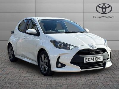 Used Toyota Yaris Hybrid 2024 White Hatchback