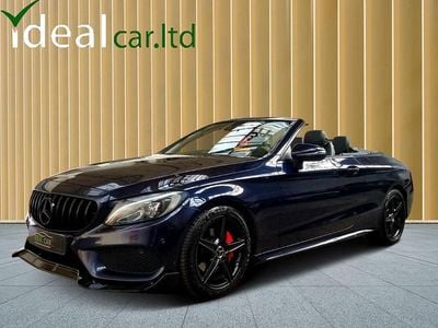 Blue Used 2017 Mercedes C220 AMG line Cabriolet | £15,490 (Fair price)
