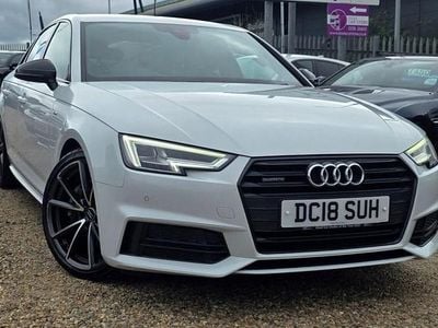 Used Audi A4 Black Edition 190 HP (139 kW) 2018 White Sedan