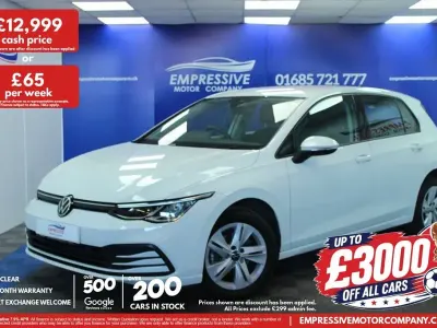 Used VW Golf VII Life 130 HP (95 kW) 2020 White Hatchback