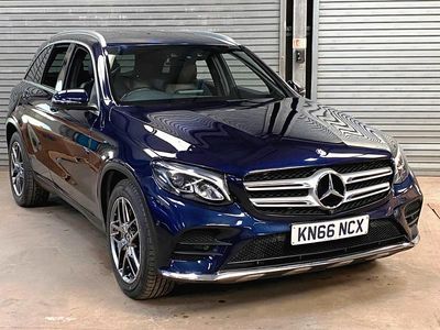 Used Mercedes GLC220 AMG line 168 HP (123 kW) 2016 Blue Estate