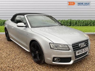 Used Audi A5 Cabriolet S-Line 211 HP (155 kW) 2009 Silver Cabriolet