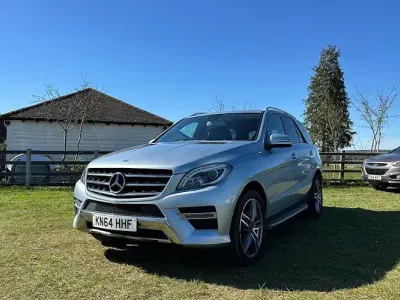 Used Mercedes ML350 AMG line 258 HP (189 kW) 2014 Silver SUV
