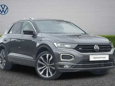 Usado VW T-Roc R-line 150 HP (110 kW) 2021 Cinzento SUV