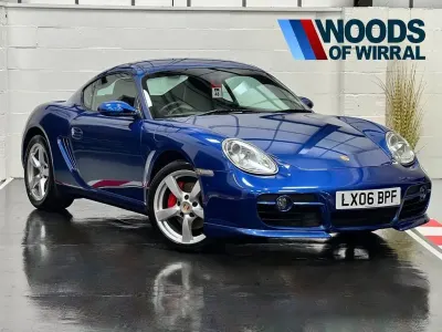 Used Porsche Cayman 295 HP (216 kW) 2006 Blue Coupe