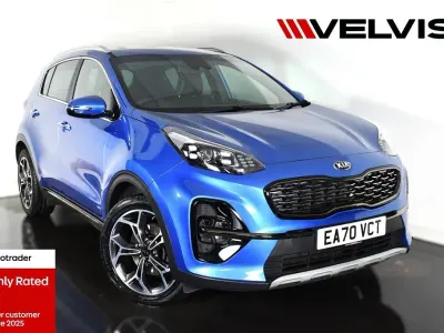 Used Kia Sportage GT-Line 174 HP (127 kW) 2021 Blue SUV
