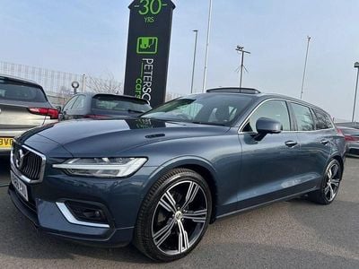 Used Volvo V60 Inscription 150 HP (110 kW) 2018 Blue Estate
